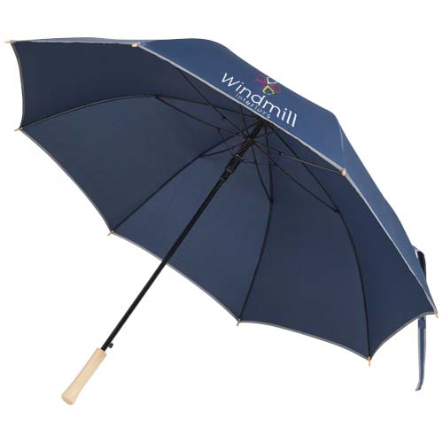 Parasol Norman 30 cali, wykonany z tworzywa sztucznego, odporny na wiatr  Granatowy 13016355 (1)