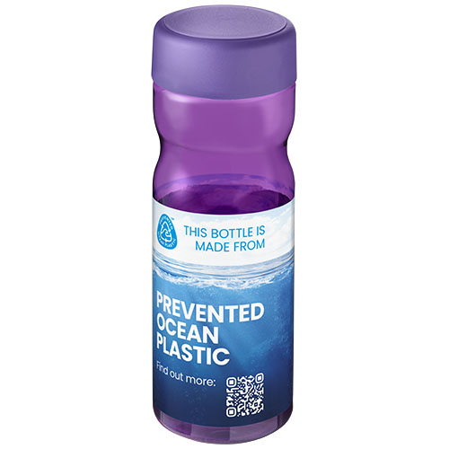 H2O Active® Eco Base 650 ml screw cap water bottle Fioletowy-Fioletowy 21043510 (1)