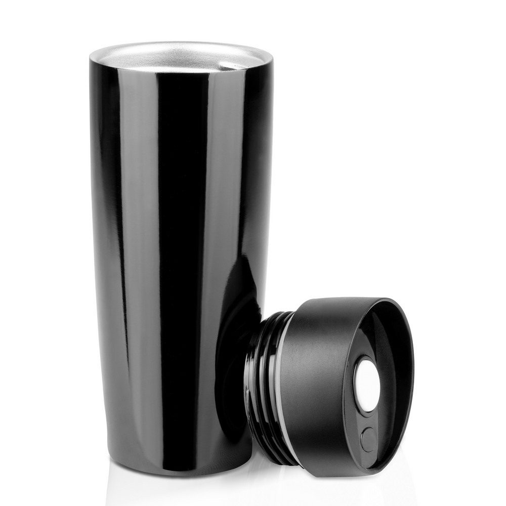 Kubek termiczny 375 ml Air Gifts | Lottie Czarny V4992-03 (1)