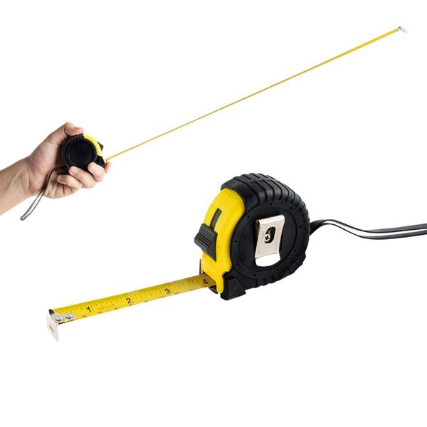 Taśma do mierzenia 5m w plastikowym opakowaniu / Metrics Żółty IP34007122 (5)