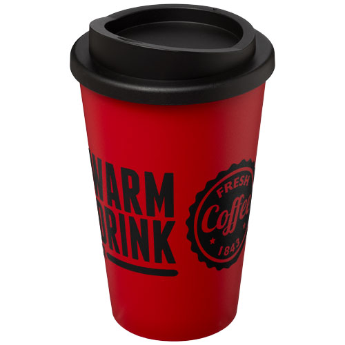 Kubek termiczny z serii Americano® o pojemności 350 ml Czerwony-Czarny 21000116 (1)