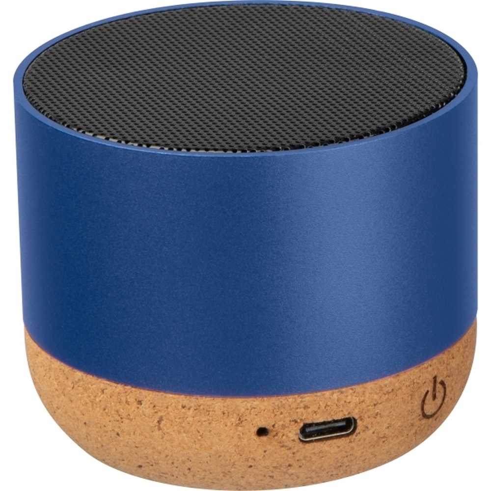 Głośnik bluetooth z aluminium z recyklingu BREST Niebieski 424204 