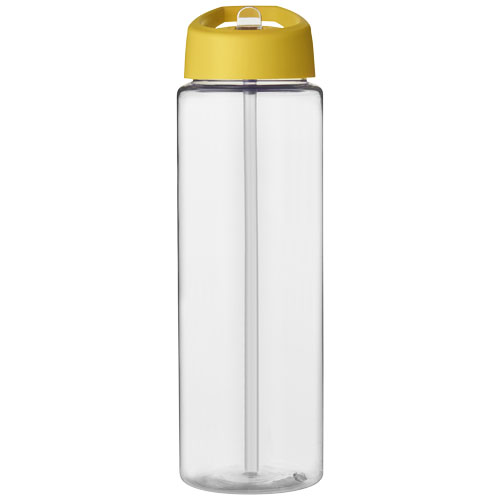 Bidon H2O Vibe o pojemności 850 ml z wieczkiem z dzióbkiem Przezroczysty-Żółty 21009616 (1)