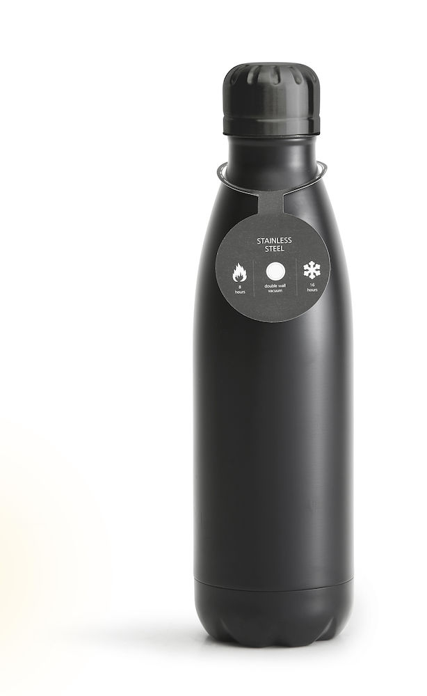 Gadżet reklamowy - Butelka NILS 8/16H 0,5 L, czarny