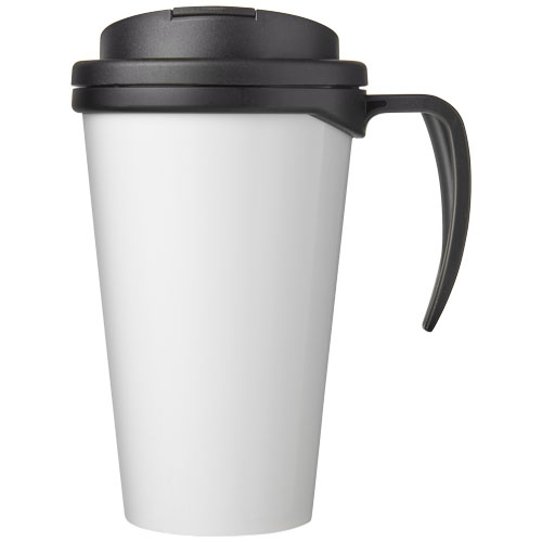 Kubek Brite-Americano® 350 ml z wieczkiem zapobiegającym rozchlapaniu Czarny-Czarny 21042000 (2)