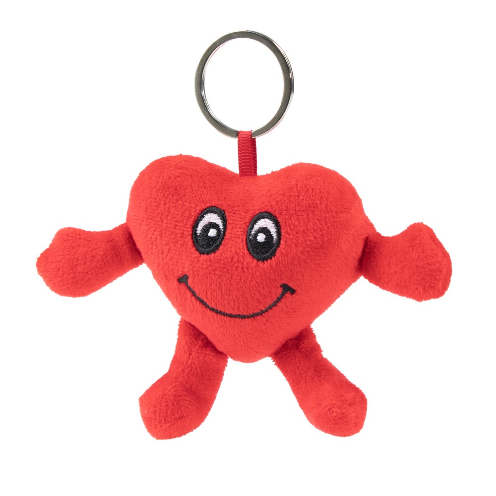 Pluszowe serce, brelok | Cuorezo Czerwony HE865-05 (3)