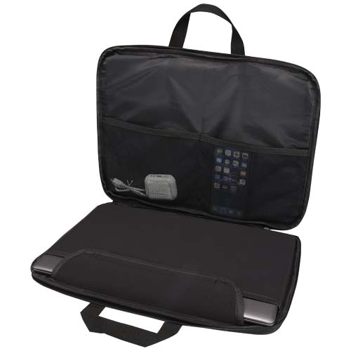 Libra etui na laptopa 2 w 1 o pojemności 3 l wykonane z materiałów z recyklingu z certyfikatem GRS Melanż węglowy 13008584 (4)