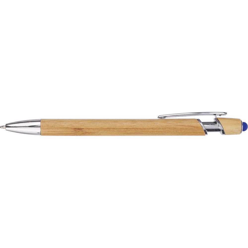 Bambusowy długopis, touch pen Granatowy VA442-04 