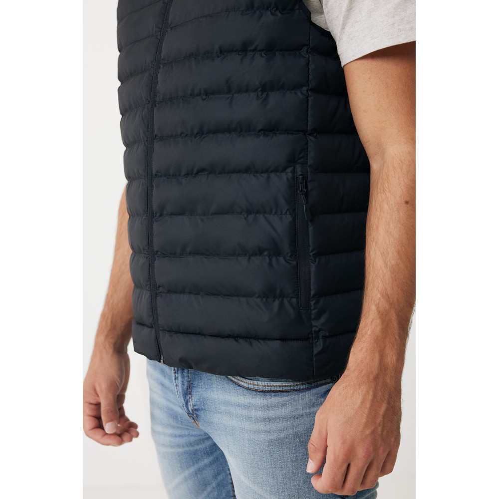 Męski bezrękawnik Iqoniq Meru, poliester z recyklingu Czarny T1702.001.4XL (6)