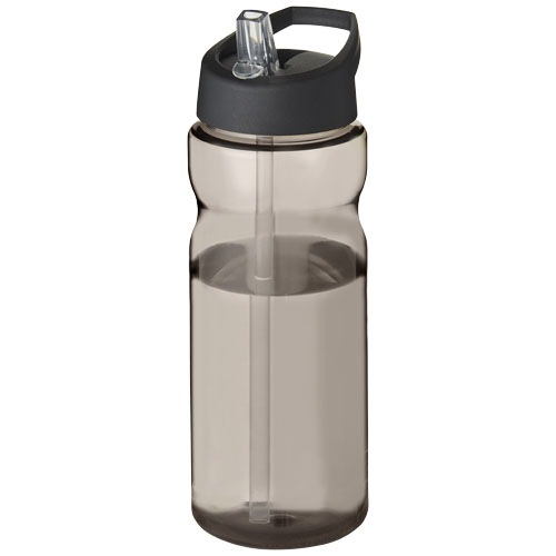 Bidon H2O Base® o pojemności 650 ml z wieczkiem z słomką Węgiel drzewny-Czarny 21004903 