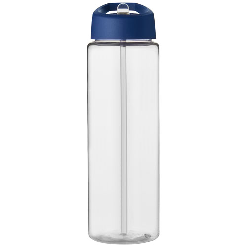 Bidon H2O Vibe o pojemności 850 ml z wieczkiem z dzióbkiem Przezroczysty-Niebieski 21009609 (2)