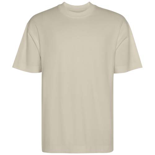 Chow - koszulka unisex z krótkim rękawem, fason oversize Piaskowy R65611H0 