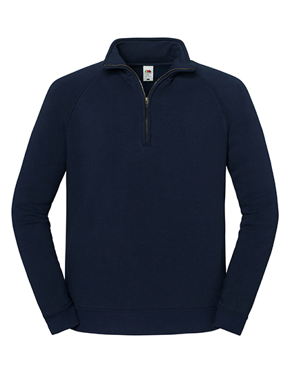 Bluza Klasyczna Bawełniana z Zamkiem Deep Navy F383-993925 