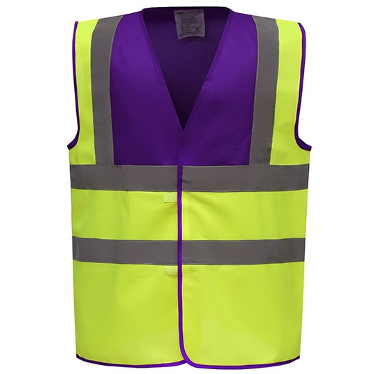Kamizelka Ostrzegawcza Odblaskowa Purple Yoke YK100-601125 