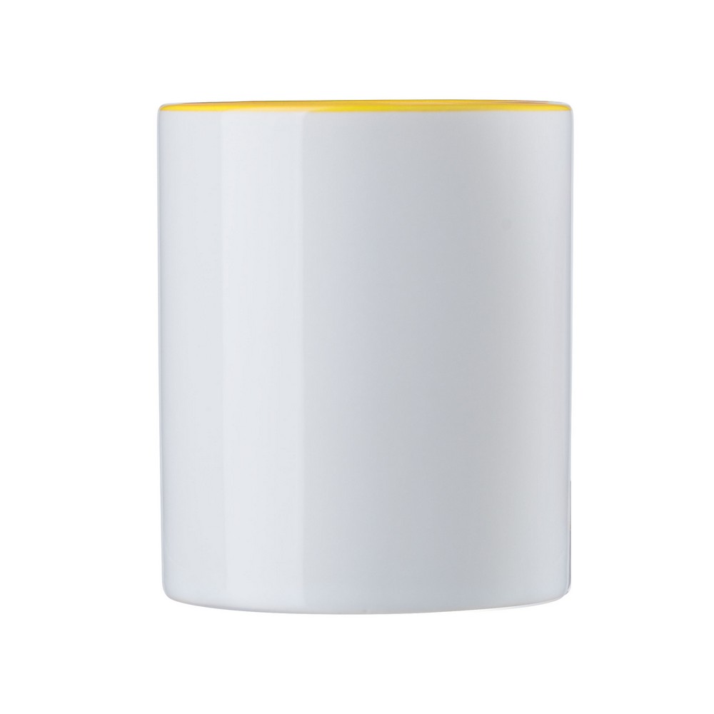 Kubek ceramiczny 300 ml żółty V6986-08 (1)