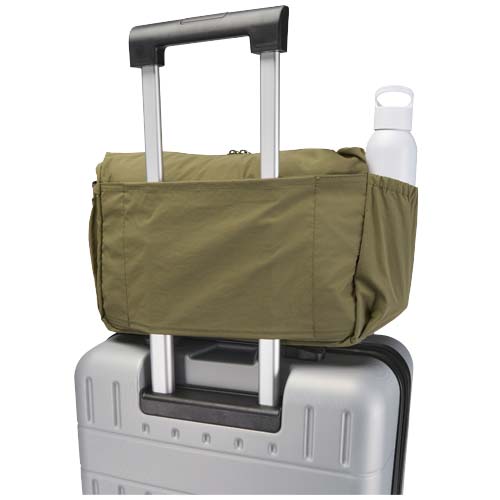 Calli - torba na laptopa o przekątnej 13 cali wykonaa z recyklingowanego nylonu z certyfikatem GRS Leśny zielony 12081064 (5)
