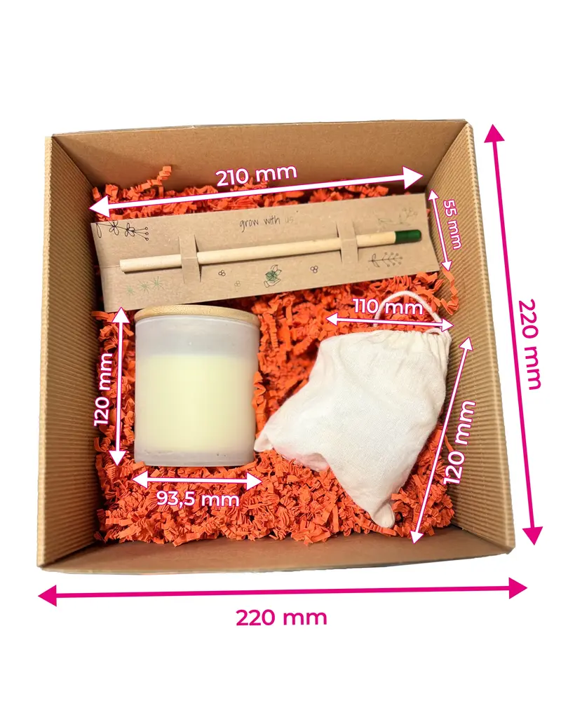 Pudełko fasonowe z wieczkiem 22x22x15 Kraftowy OGBOX009_2KRF (2)