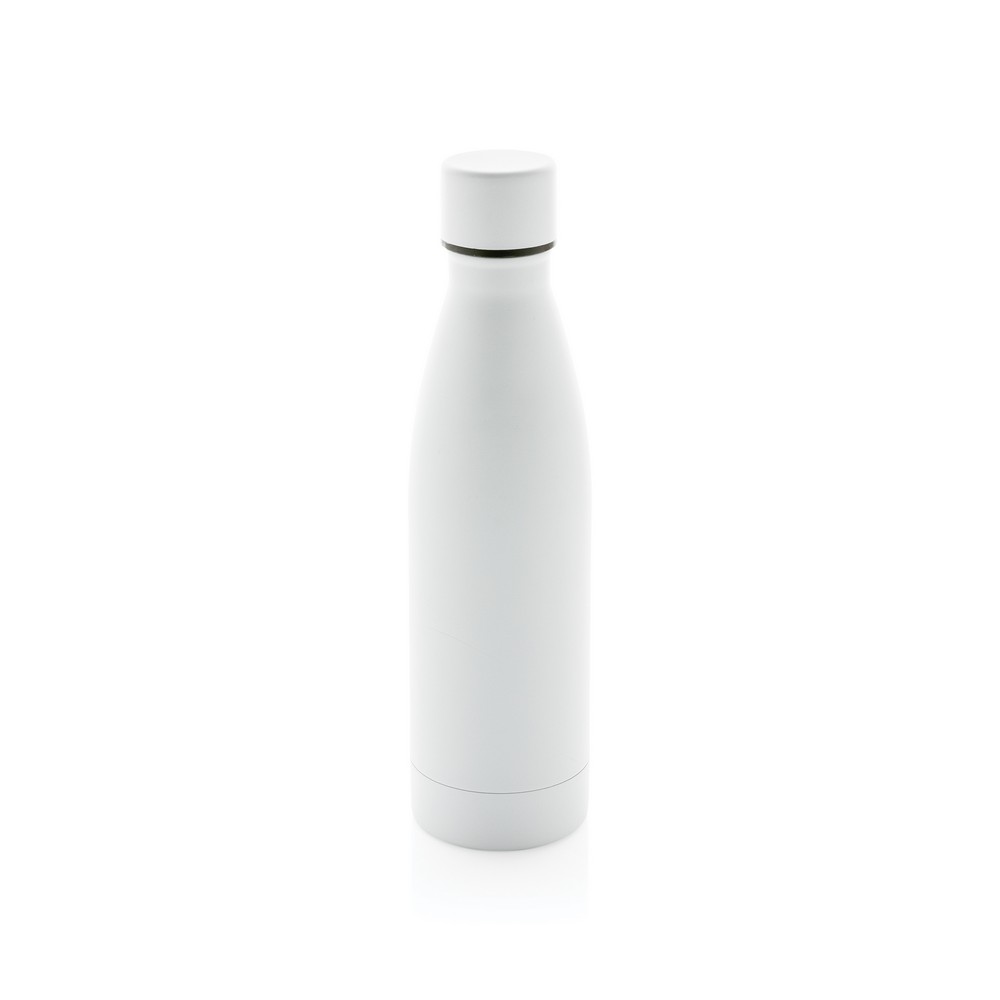 Butelka termiczna 500 ml, stal nierdzewna z recyklingu Biały P433.273 