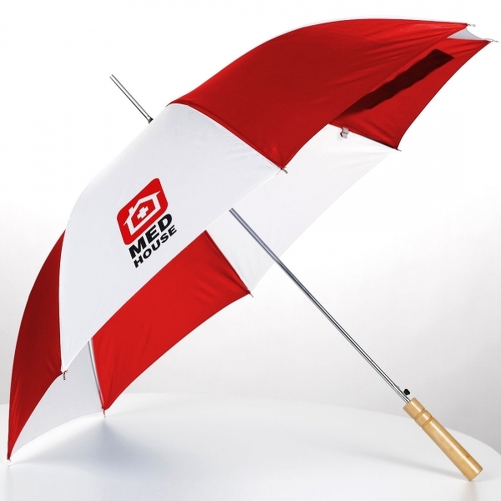 Parasol automatyczny Ø100 cm AIX-EN-PROVENCE Czerwony 508505 (2)