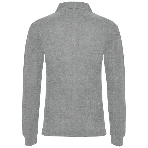 Estrella koszulka damska polo z długim rękawem Marl Grey R66362U5 (2)