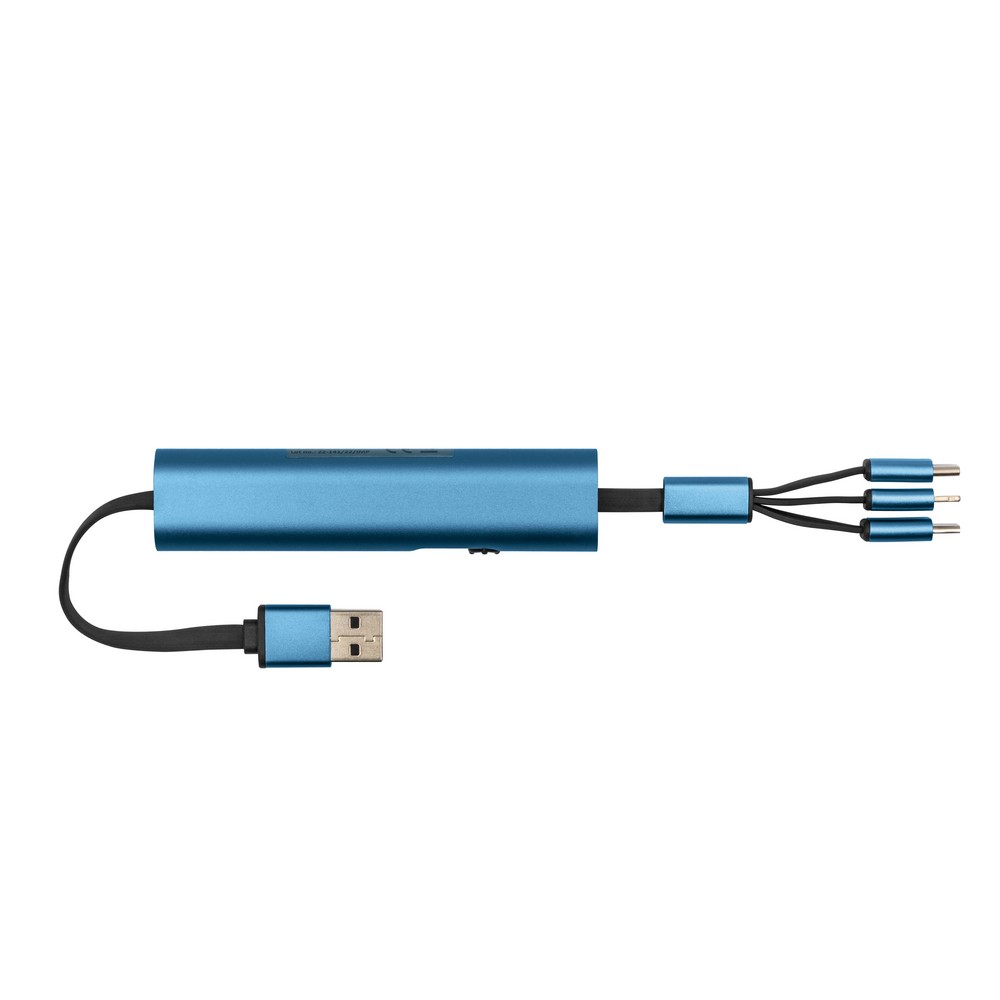 Kabel do ładowania i synchronizacji | Evelyn Granatowy V0479-04 (11)