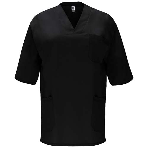 Panacea 160 g/m2 bluzka do pracy unisex z krótkim rękawem  Czarny R90983O0 