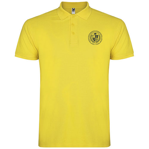 Star koszulka dziecięca polo z krótkim rękawem Żółty K66381BC (1)