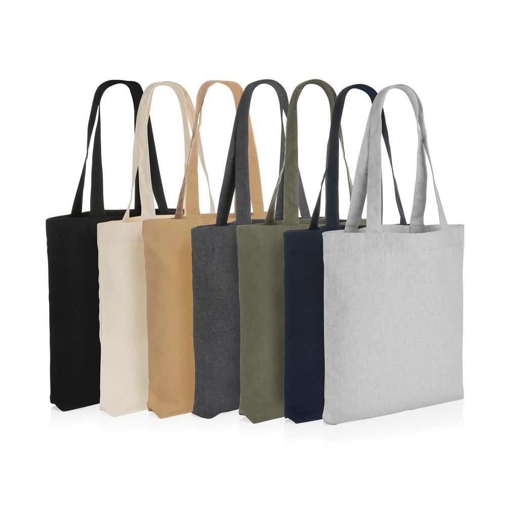 Torba na zakupy AWARE™, bawełna z recyklingu Szary P762.932 (3)