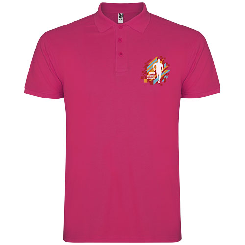 Star koszulka męska polo z krótkim rękawem Rossette R66384R5 (1)