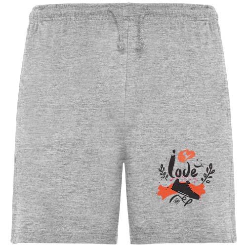 Sportowe spodenki dziecięce Melanż szary K67052UC (1)