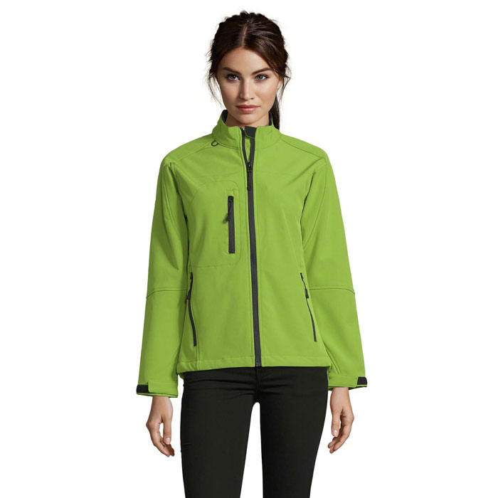 ROXY Damski softshell 340g Zielony Absynt S46800-GA-S 