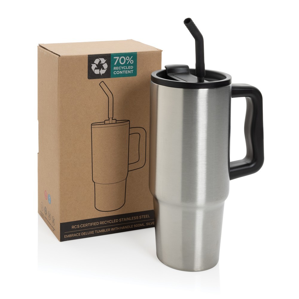 Kubek termiczny 900 ml Srebrny P437.3002 (15)