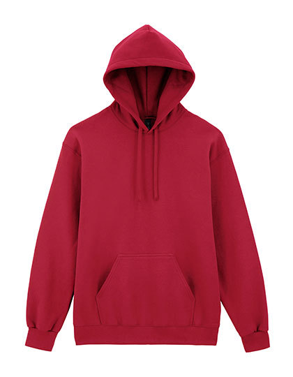 Bluza Klasyczna Bawełniana z Kapturem Cherry Red G19500-994335 