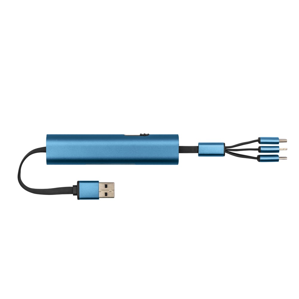 Kabel do ładowania i synchronizacji | Evelyn Granatowy V0479-04 (1)