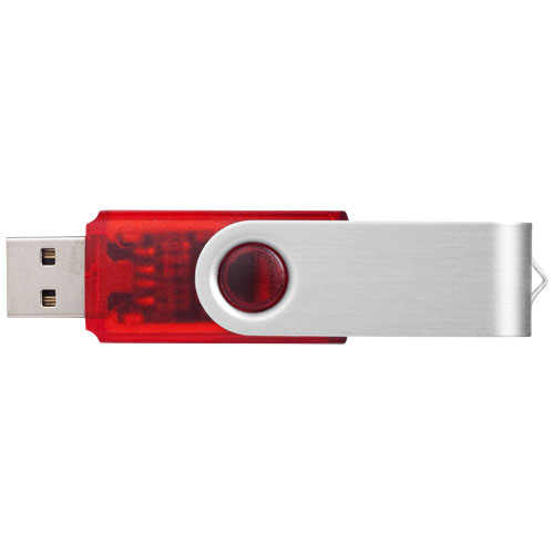 Rotate pendrive wyposażony w interfejs USB 3.0, półprzezroczysty Czerwony 1Z51091K (2)