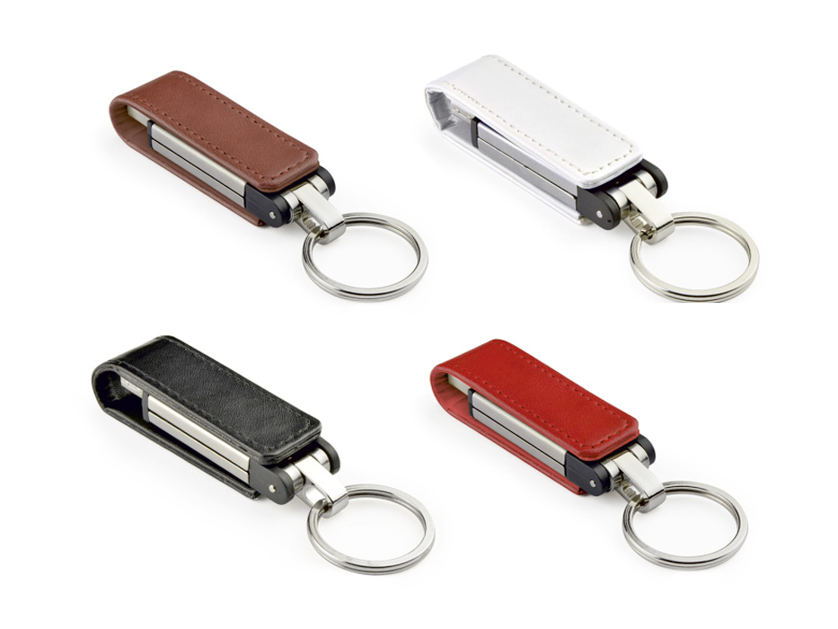 Gadżet reklamowy - Pendrive skórzany 8GB