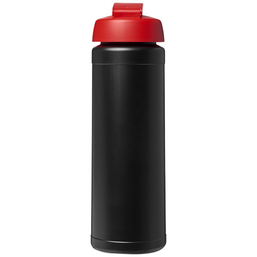 Bidon Baseline® Plus o pojemności 750 ml z wieczkiem zaciskowym Czarny-Czerwony 21007014 (3)