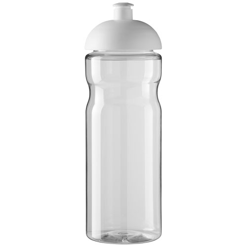 Bidon H2O Base® o pojemności 650 ml z wypukłym wieczkiem Przezroczysty-Biały 21004701 (2)