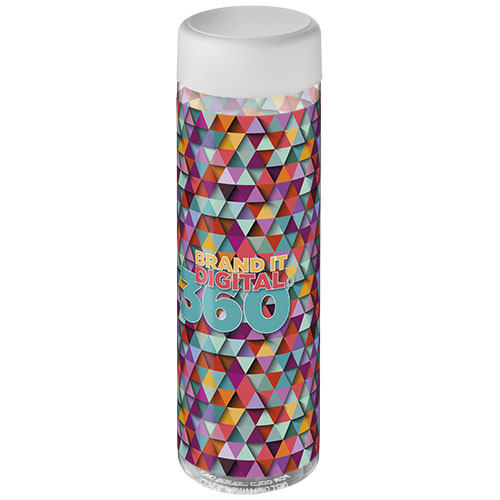 H2O Active® Vibe 850 ml screw cap water bottle Przezroczysty-Biały 21043003 (1)