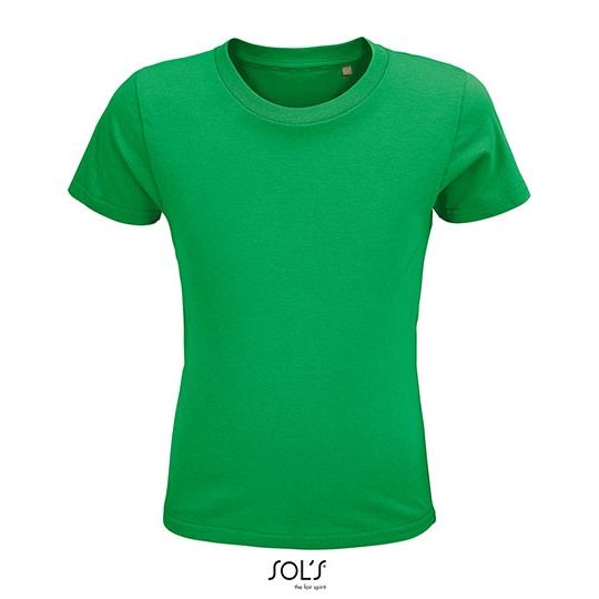 T-shirt Dziecięcy Krótki Rękaw Bawełna Organiczna Kelly Green L03580-544968 