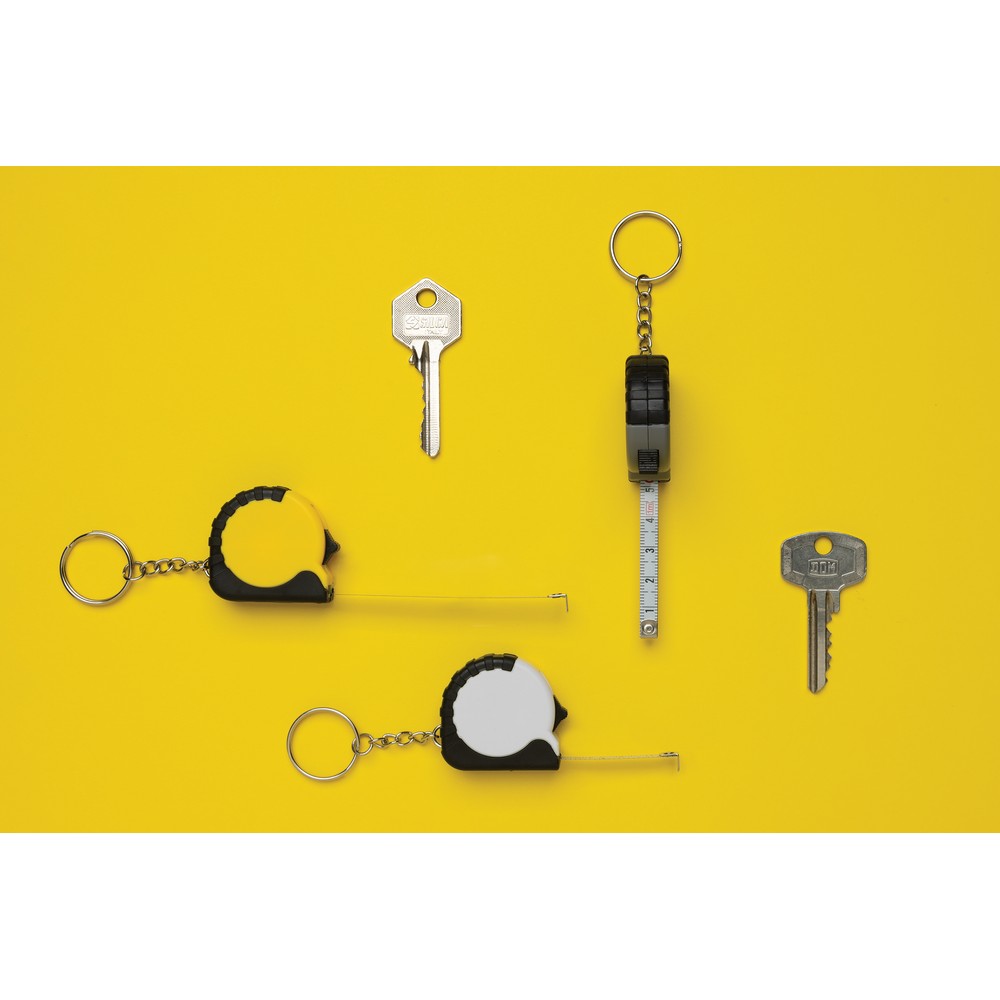 Brelok do kluczy, miara 1 m Biały P191.7303 (1)