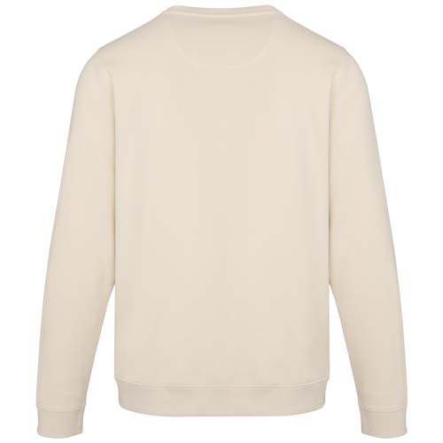 Jasper organiczna bluza unisex z recyklingu o gramaturze 280 g/m² z okrągłym dekoltem i certyfikatem OCS Piaskowiec 3956106A (3)
