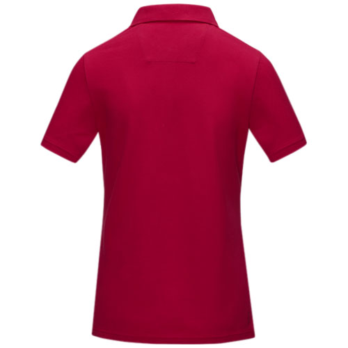 Damska organiczna koszulka polo Graphite z certyfikatem GOTS Czerwony 37509250 (4)