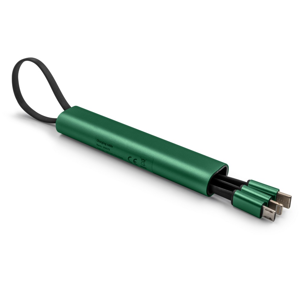 Kabel do ładowania i synchronizacji | Evelyn Zielony V0479-06 (5)