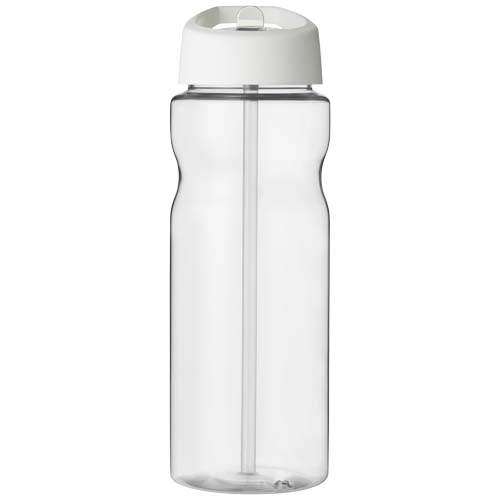 Bidon H2O Eco o pojemności 650 ml z wieczkiem z dzióbkiem Przezroczysty-Biały 21009992 (2)