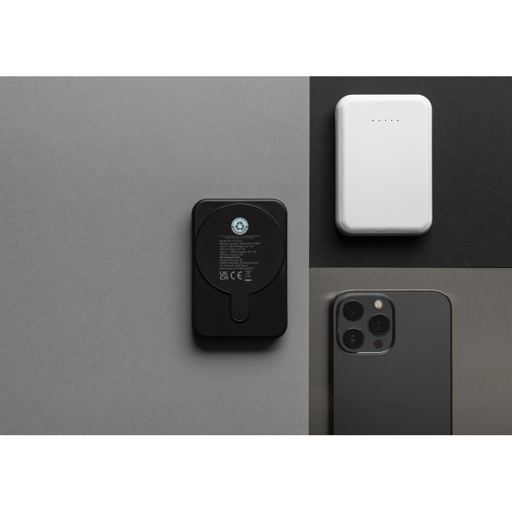Gadżet reklamowy - Magnetyczny bezprzewodowy power bank 5000 mAh, 5W Stellar