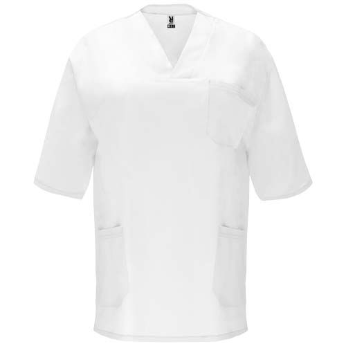 Panacea 160 g/m2 bluzka do pracy unisex z krótkim rękawem  Biały R90981Z0 