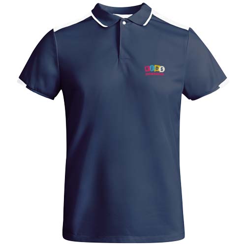 Tamil sportowa koszulka dziecięca polo z krótkim rękawem Granatowy-Biały K04028SO (1)
