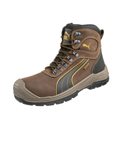 Buty do kostki męskie MS16 - ciemno brazowy Brazowy S16-1080419 
