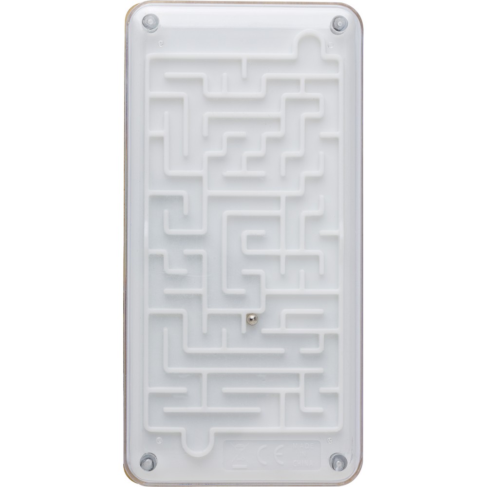 Kalkulator, gra labirynt z kulką, panel słoneczny Drewno V8303-17 (3)